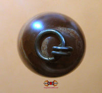 Gros Dzi Tibétain rouge à 1 oeil.
